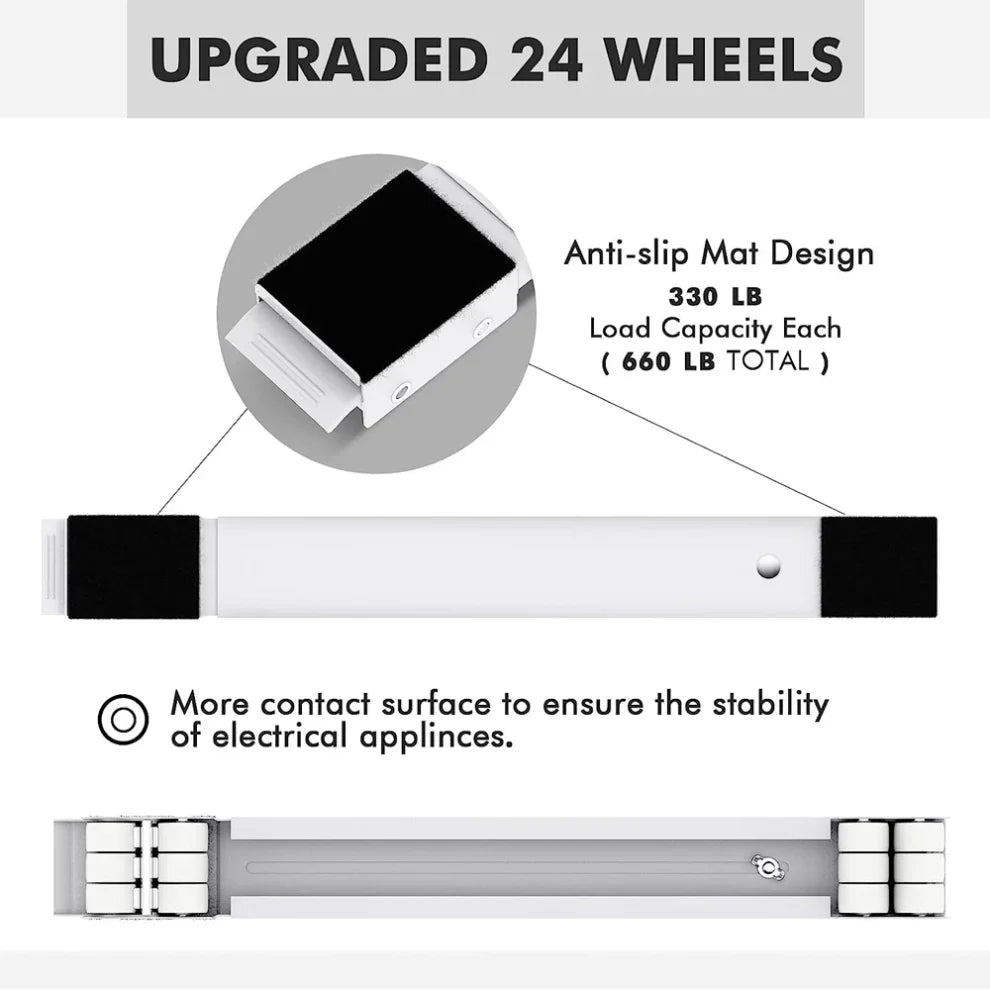 2 قطعة ثلاجة أثاث نقل حامل طبل غسالة