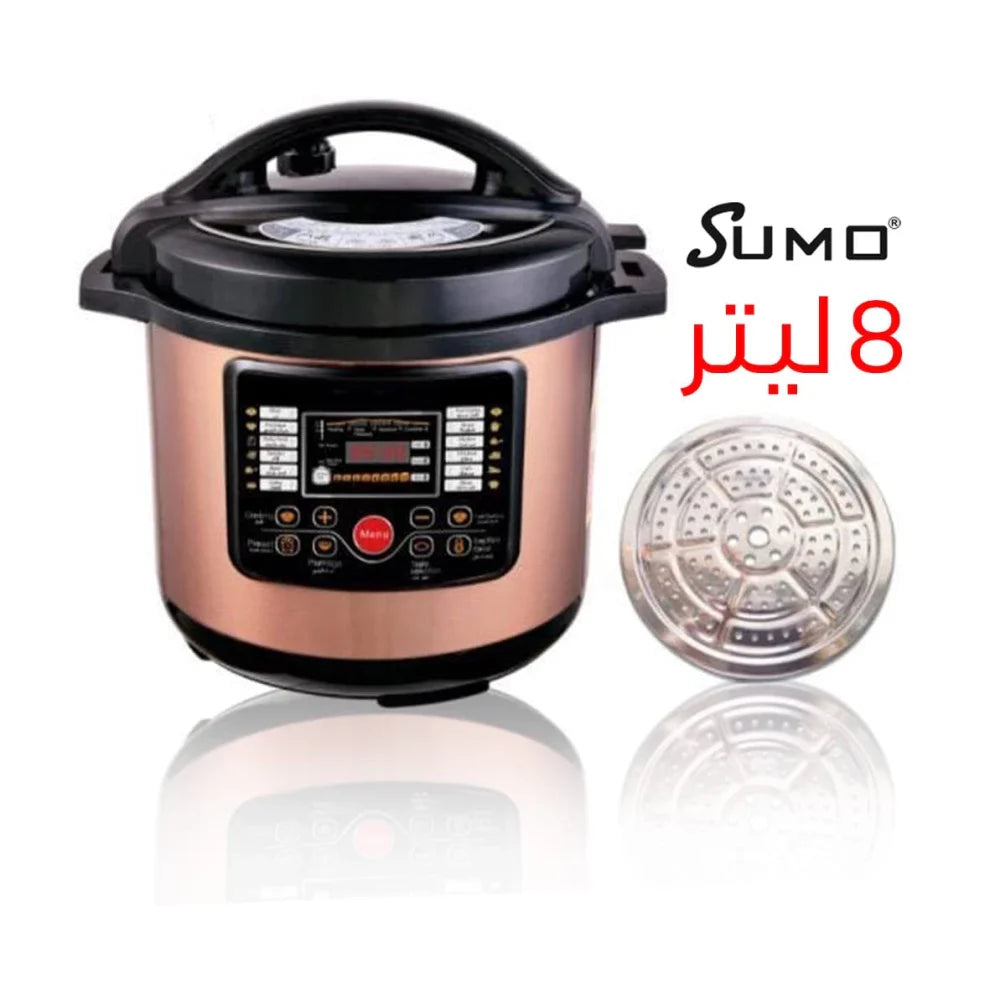 قدر ضغط كهربائي رقمي سومو سعة 8 لتر