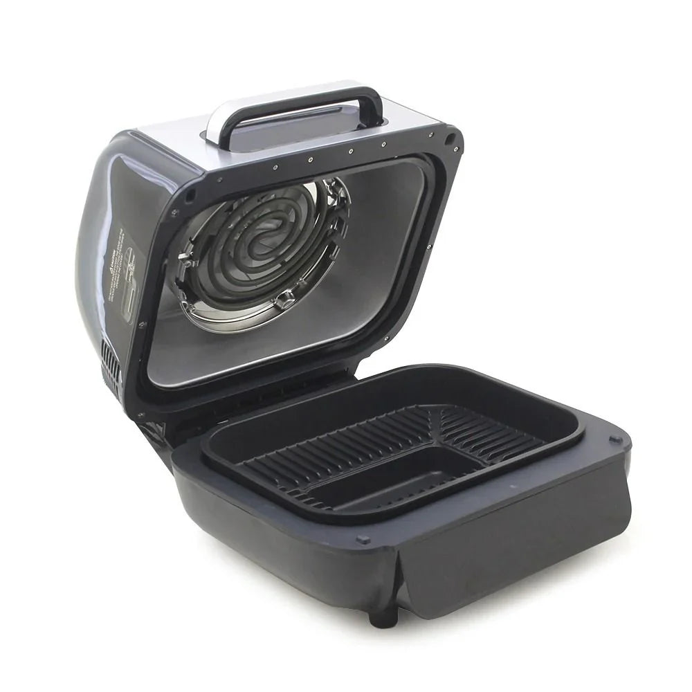 مقلاة هوائية رقمية إمجوي 12 في 1، 1700 واط، 6.0 لتر، 1 سنة، أسود