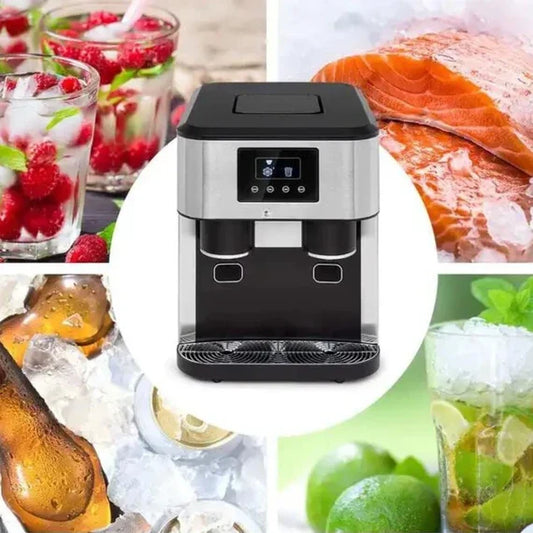 3 in 1 Ice Cube Maker Machine with 1.8-liter Capacity