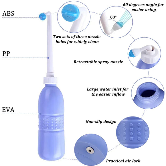 Portable Shattaf Travel Bidet 650ml