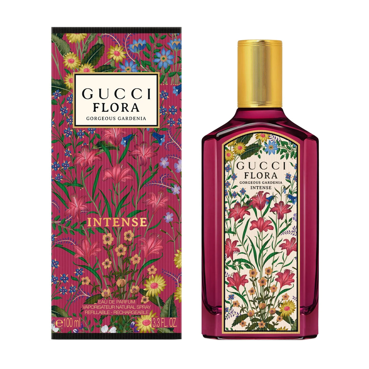 عطر Gucci - Flora Gorgeous Gardenia Intense أو دي بارفان للنساء - 100ml