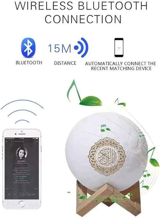 Holy Quran Moon Lamp Speaker