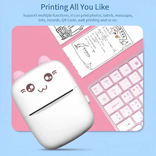 Mini Sticker Pocket Printer Lable Roll Thermal Printer
