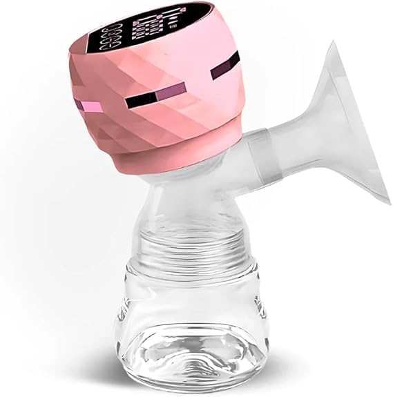 مضخة الثدي الكهربائية المحمولة بتصميم مريح و9 أوضاع شفط وتدليك