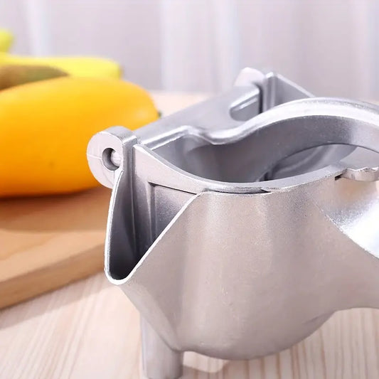 Stainless Steel Manual Citrus Juicer - Durable, Multi-Functional Handheld Lemon and Orange Squeezer for Fresh Juice at Home or Kitchen, Lemon Squeezer