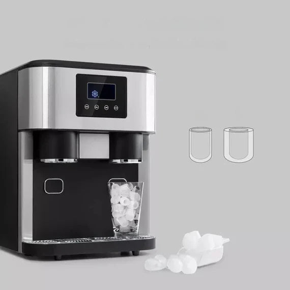 ماكينة صنع مكعبات الثلج 3 في 1 بسعة 1.8 لتر