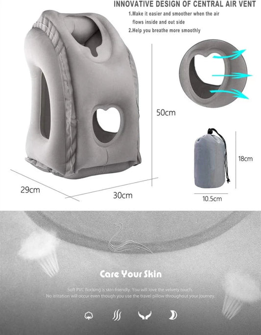 Inflatable Travel Pillow For Women And Men