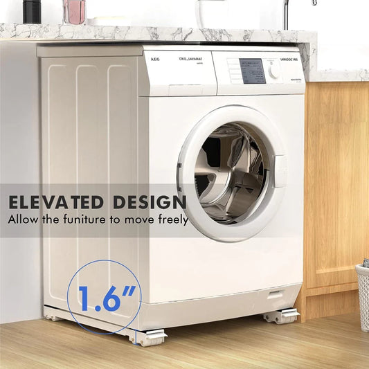 2 Pcs Refrigerator Furniture Movers Stand Drum Washing Machine