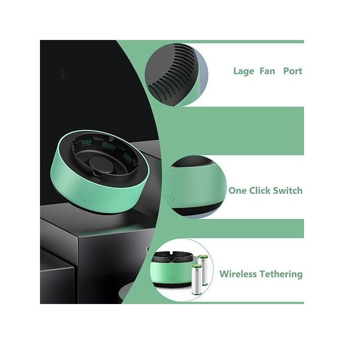 منفضة سجائر بدون دخان تعمل بالبطارية للاستخدام الداخلي