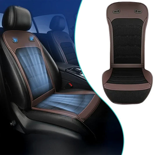 DC12V Car Summer Cool Air Seat Cushion with Fan Fast Blowing Ventilation Car (Summer fan)