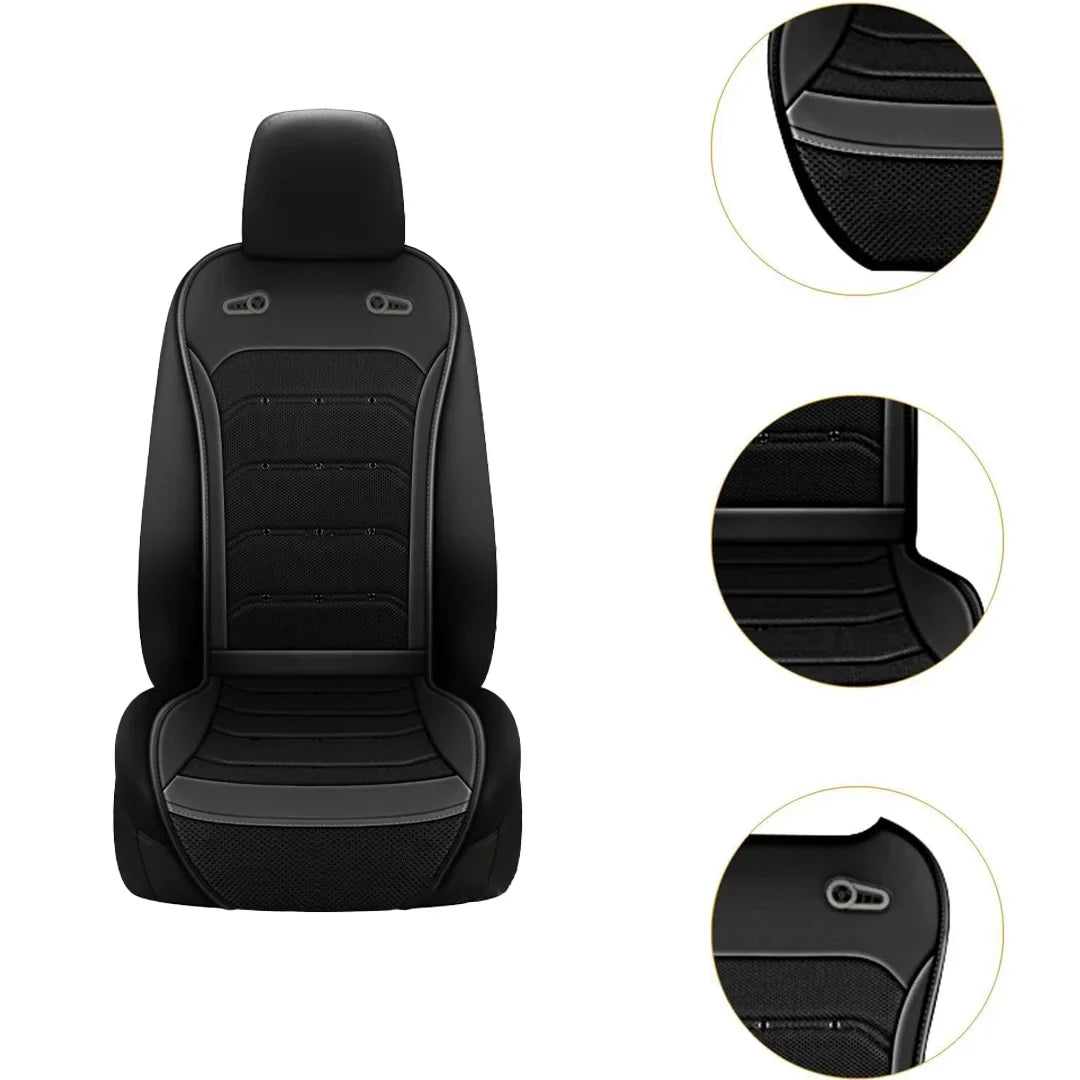 وسادة مقعد سيارة DC12V لتبريد الهواء في الصيف مع مروحة تهوية سريعة النفخ (مروحة صيفية)