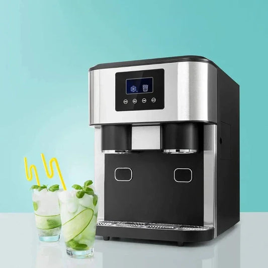 3 in 1 Ice Cube Maker Machine with 1.8-liter Capacity
