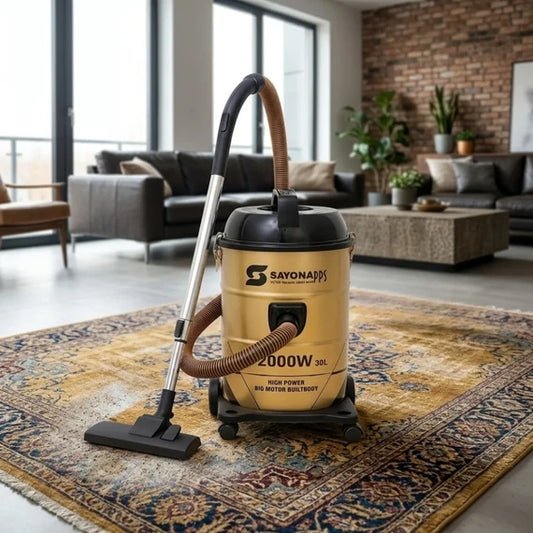 مكنسة برميل كهربائية 2000 واط سعة 21 لتر من سايونا (Sayona SVC-2515)