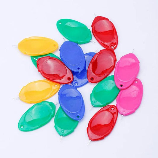 10pcs/Set Elderly Guide Needle Threader Automatic Easy Device DIY Hand Machine Sewing Thread Punch Stitch Accessory Tool