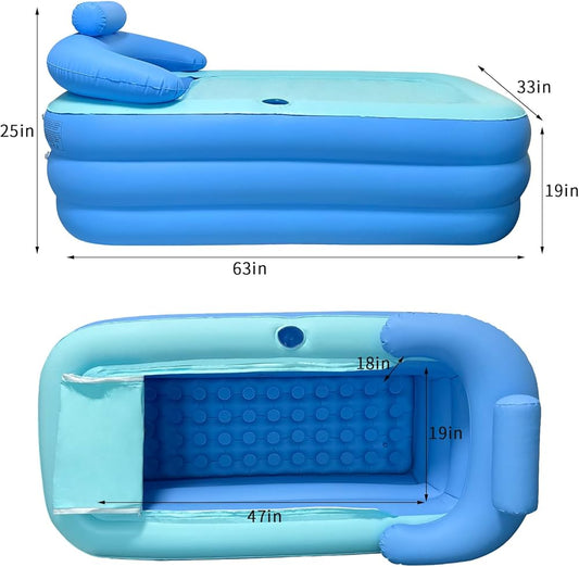 Inflatable SPA Bathtub 160 × 84 × 64 cm
