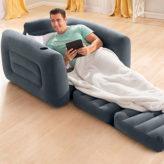 Intex Inflatable Convertible Chair Bed 66551NP