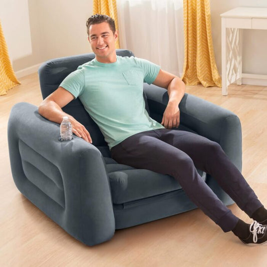 Intex Inflatable Convertible Chair Bed 66551NP