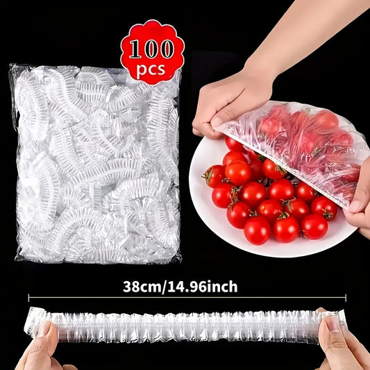 100pcs-Pack Easy Clean Food Sealers: Keep Your Kitchen Fresh with Disposable