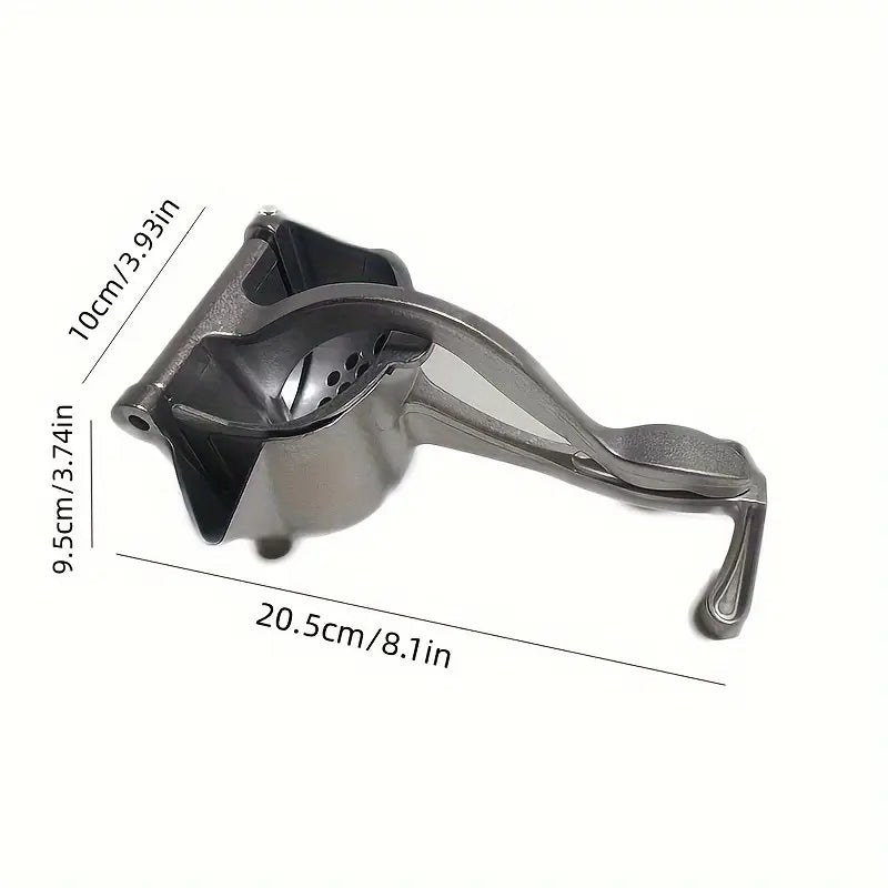 عصارة حمضيات يدوية من الفولاذ المقاوم للصدأ - عصارة ليمون وبرتقال يدوية متينة ومتعددة الوظائف لعصير طازج في المنزل أو المطبخ، عصارة ليمون