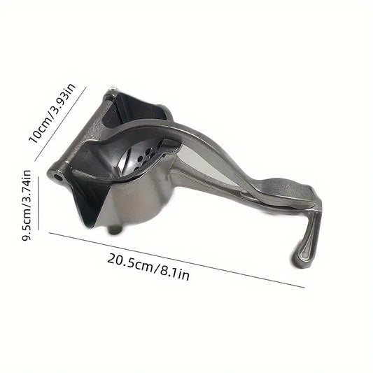 Stainless Steel Manual Citrus Juicer - Durable, Multi-Functional Handheld Lemon and Orange Squeezer for Fresh Juice at Home or Kitchen, Lemon Squeezer