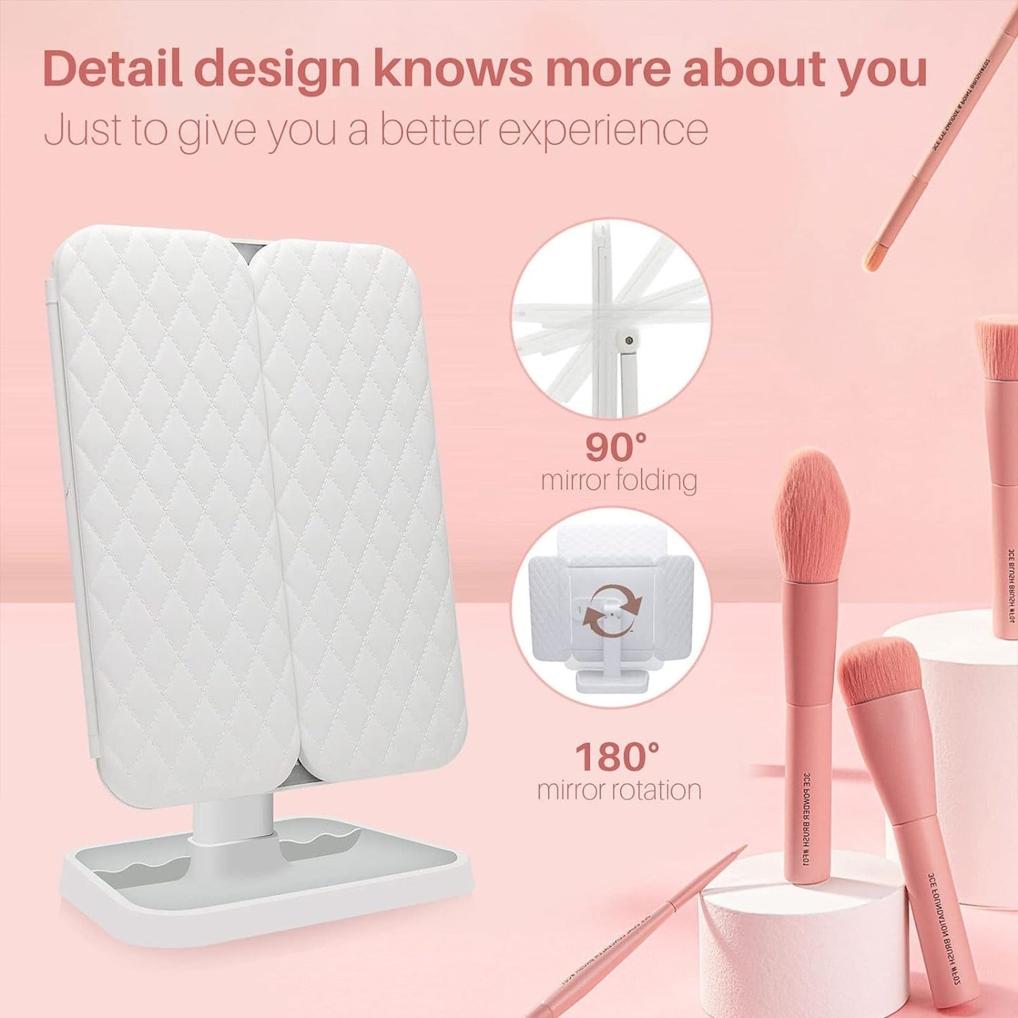 مستحضرات التجميل المضيئة القابلة لإعادة الشحن