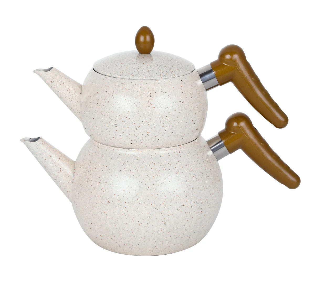 أوسفي طقم أواني طهي جرانيت مكون من 23 قطعة - أبيض