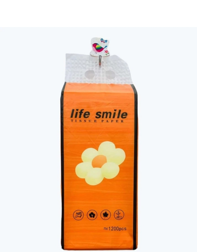 3 عبوات مناديل ورقية، 1200 ورقة في العبوة، مناديل وجه أكثر سمكًا