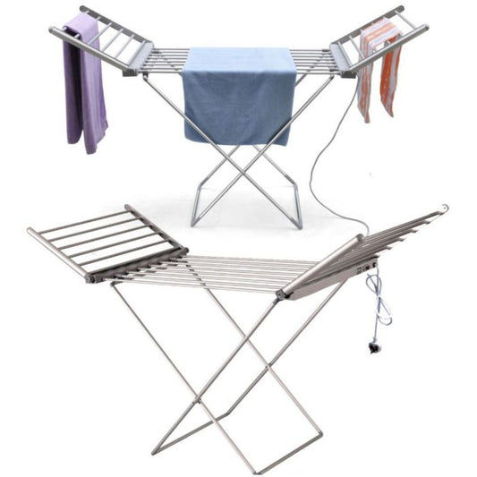 Foldable Electric Heated Clothes Drying Rack