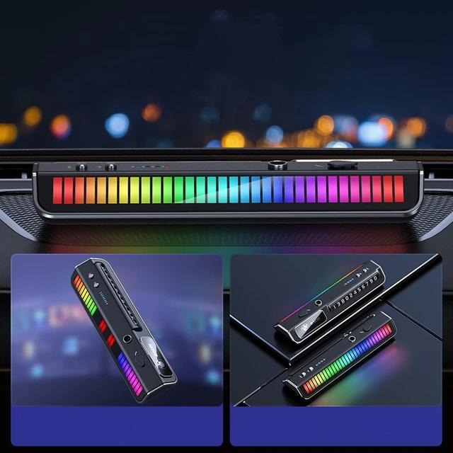 فواحة ذكية مع لوحة أرقام للجوال مع إضاءة RGB ملونة وتفاعلية مع إيقاع الصوت