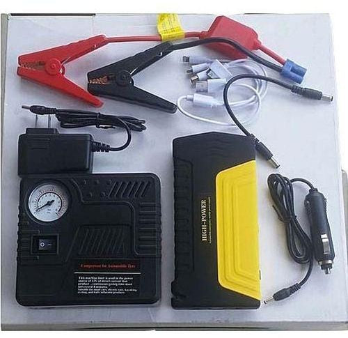 شاحن اشتراك بطارية السيارة مع منفاخ هواء للإطارات المنقذ