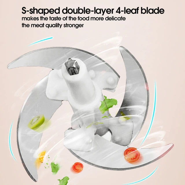 عرض مفرمة كهربائية ستاليستين مع شريطة خضروات