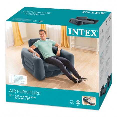 Intex Inflatable Convertible Chair Bed 66551NP