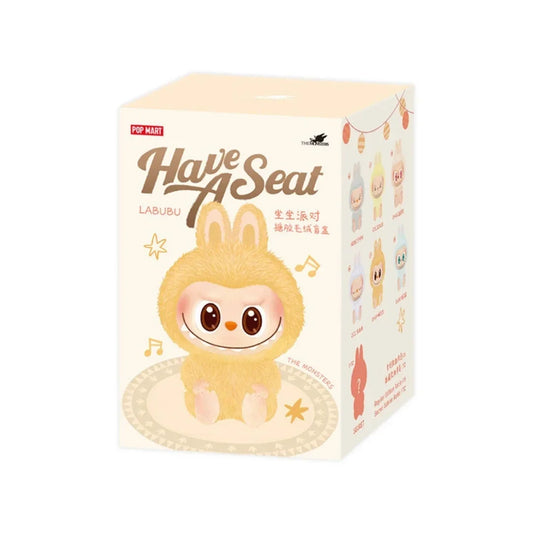 Limited Offer! 4 Labubu Have A Seat Toys (Random Characters) in One Exciting Pack