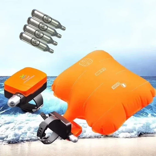 Inflatable Anti-Drowning Bracelet with 4 Cartridges