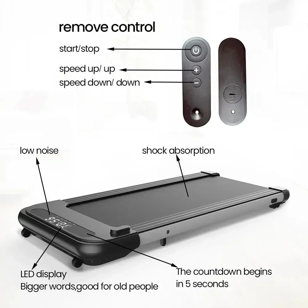 جهاز سير كهربائي قابل للطي من بلاك بول UMWP103 وردي