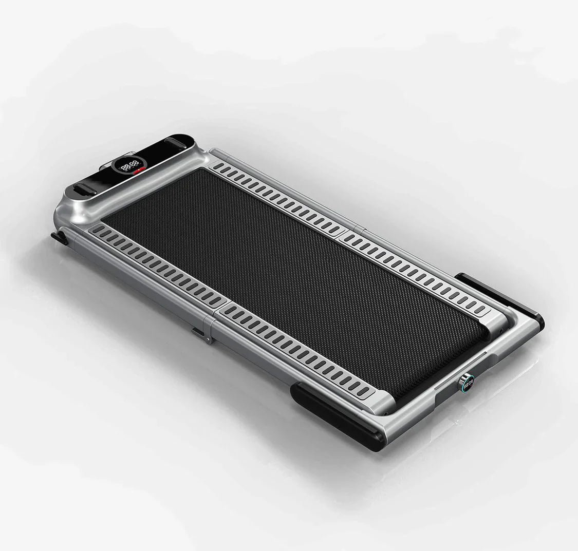 وسادة المشي القابلة للطي من بلاك بول - قوة المحرك 3.0 حصان تيار مستمر، نطاق سرعة الجري 1-12 كم، أقصى وزن للمستخدم 120 كجم