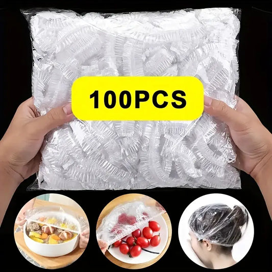100pcs-Pack Easy Clean Food Sealers: Keep Your Kitchen Fresh with Disposable