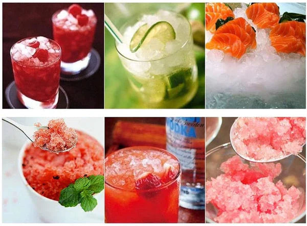 آلة تكسير الثلج المصنوعة من الفولاذ المقاوم للصدأ