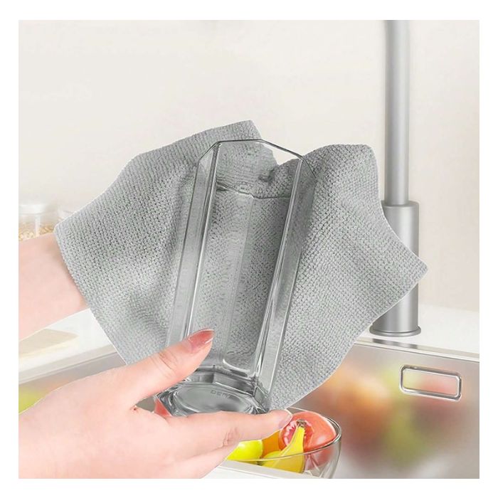 مناشف تنظيف منزلية من الألياف الدقيقة (عبوة من 20 قطعة)