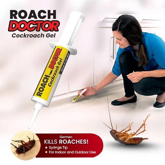 Ready-To-Use Cockroach Gel From Dr. Roach Effectively Eliminates Cockroaches Both Inside Your Home and In Your Garden