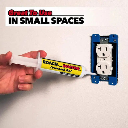 Ready-To-Use Cockroach Gel From Dr. Roach Effectively Eliminates Cockroaches Both Inside Your Home and In Your Garden