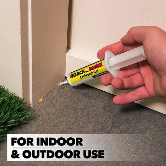 Ready-To-Use Cockroach Gel From Dr. Roach Effectively Eliminates Cockroaches Both Inside Your Home and In Your Garden