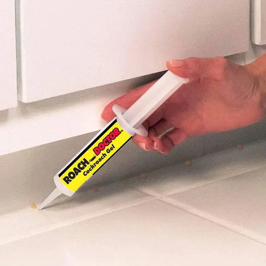 Ready-To-Use Cockroach Gel From Dr. Roach Effectively Eliminates Cockroaches Both Inside Your Home and In Your Garden