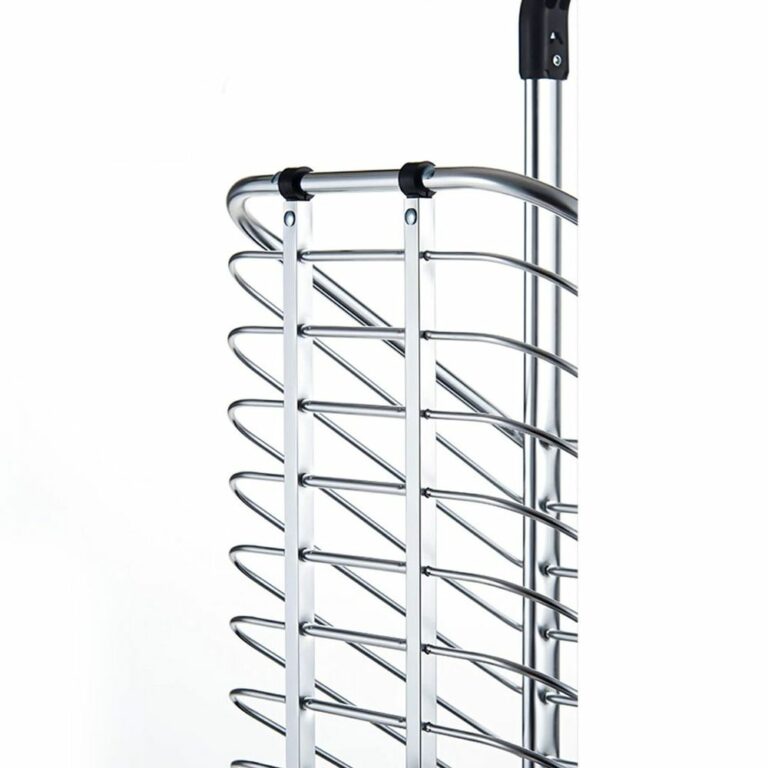 احصل على عربة تسوق قابلة للطي مع 8 عجلات وعربة تسلق السلالم