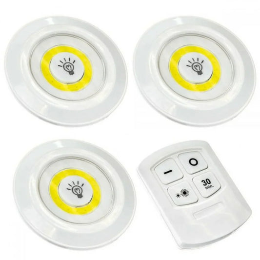Lighting 3 pieces with remote control