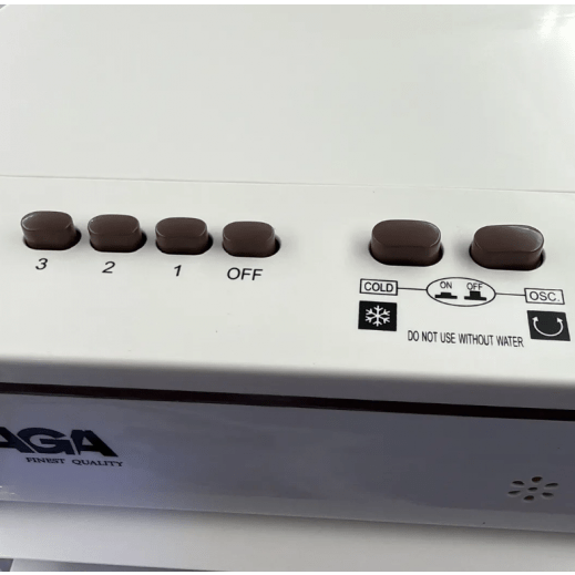 مبرد هواء محمول 8 لتر بتبريد تبخيري وترطيب و3 سرعات – SAGA SG-138