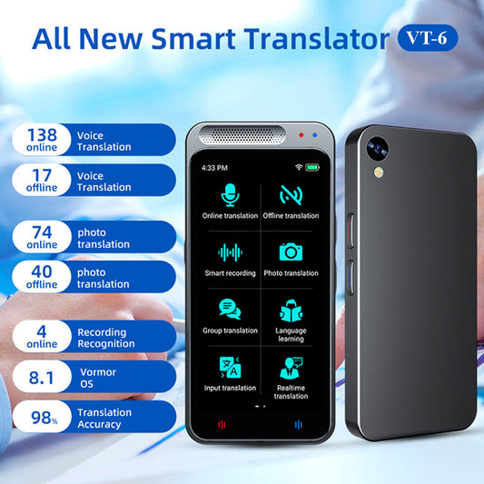 AI Voice Translator Z6 – Supports 138 Languages