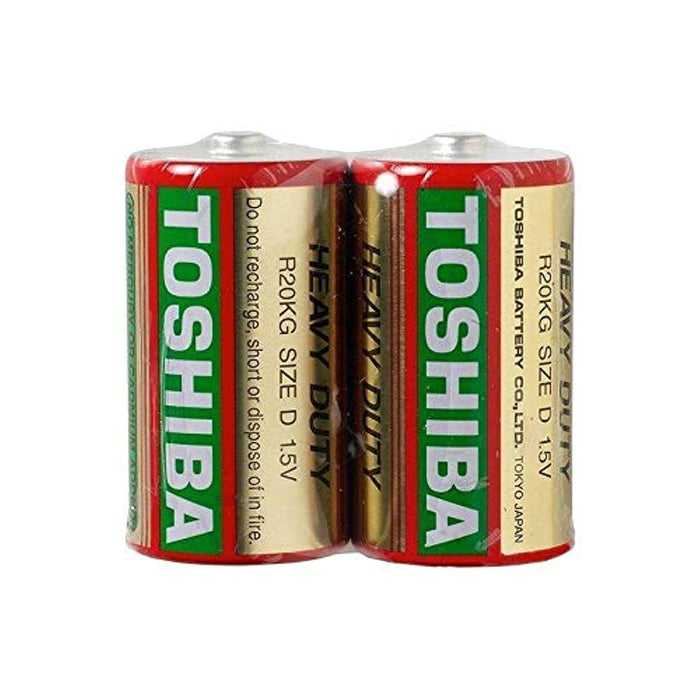 بطاريات Toshiba حجم D ثقيلة – 1.5 فولت (Heavy Duty)
