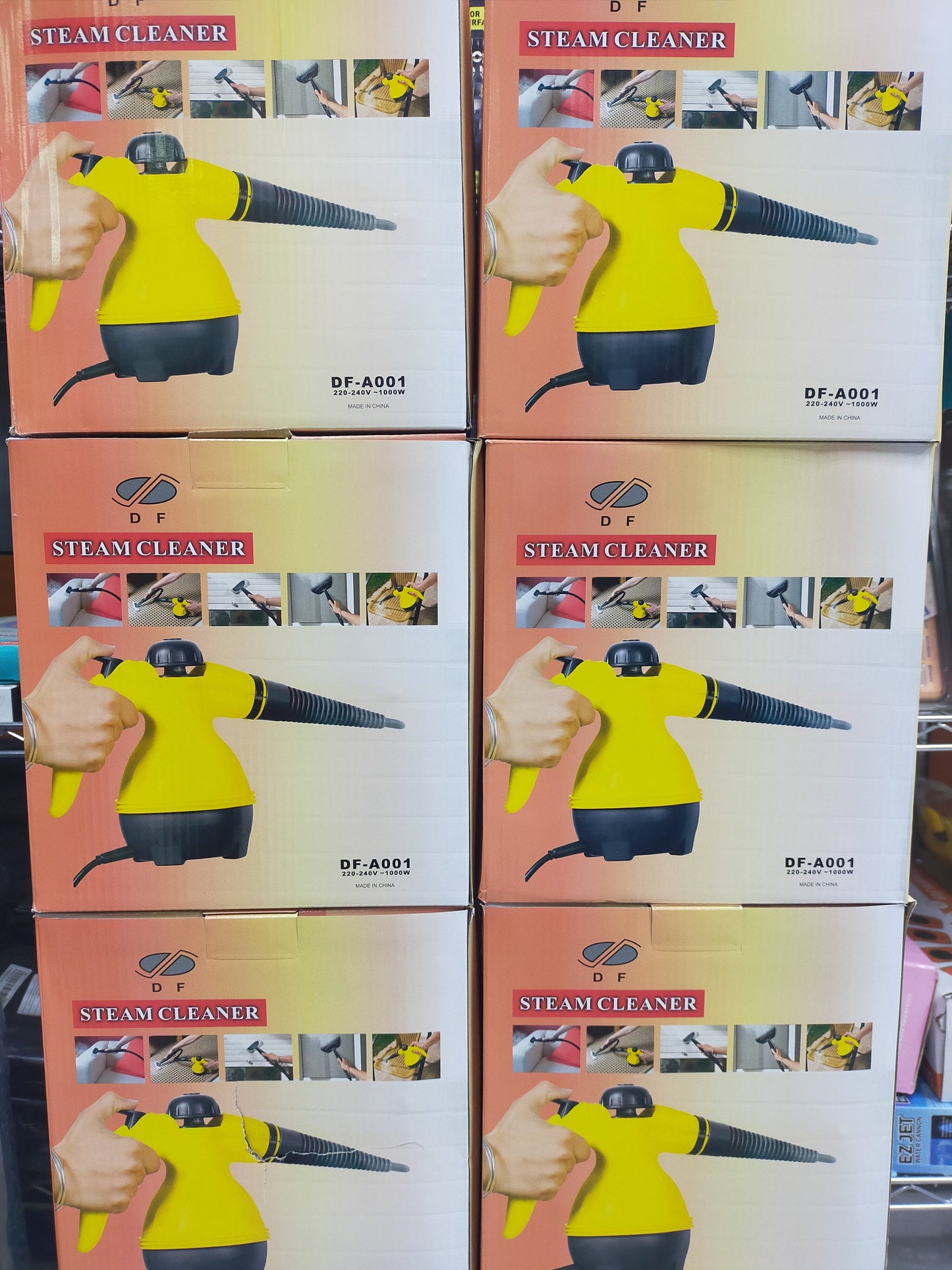 منظف بخاري كهربائي محمول، مزيل للبقع